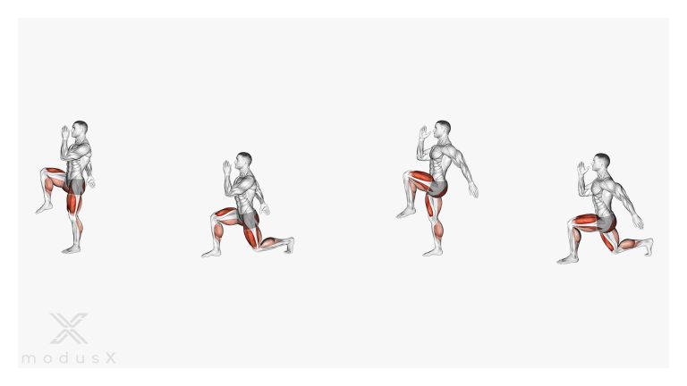 High Knee Walking Lunges