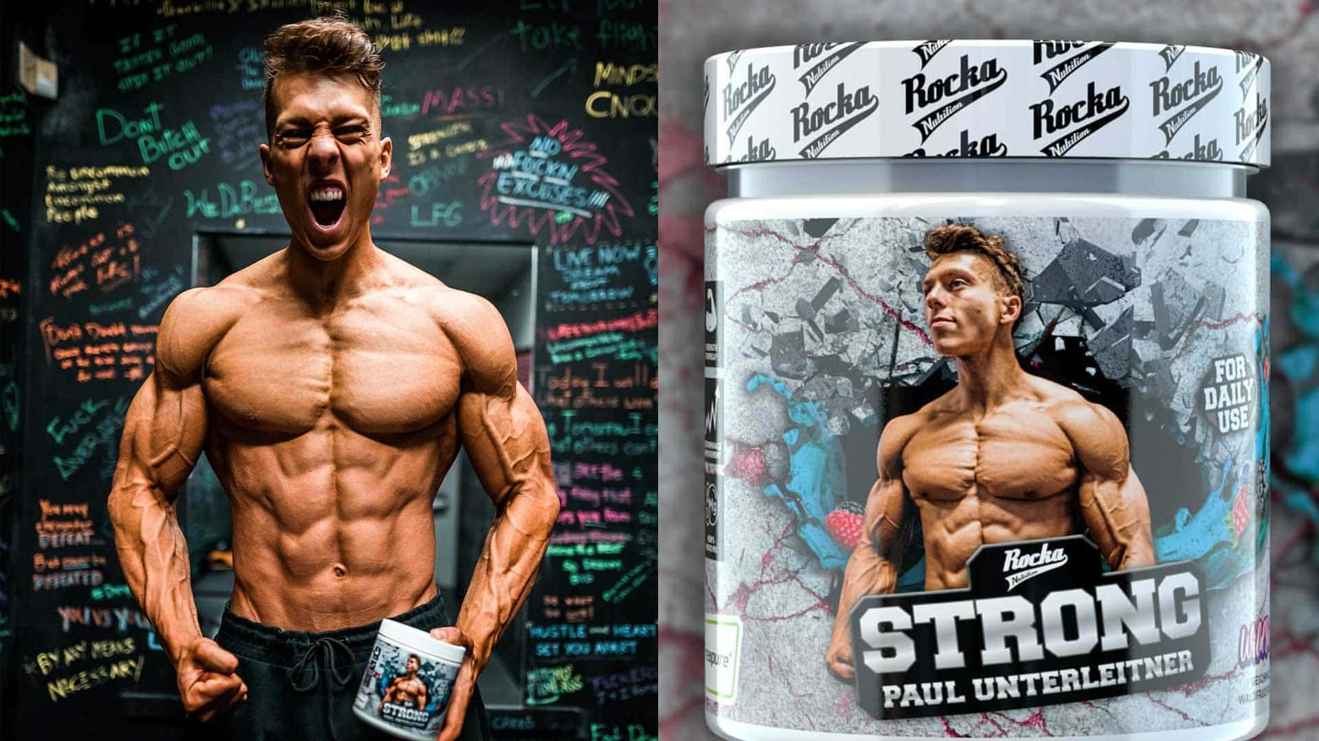 Bild zum Thema STRONG – Rocka Nutrition: Paul Unterleitners Athletenprodukt