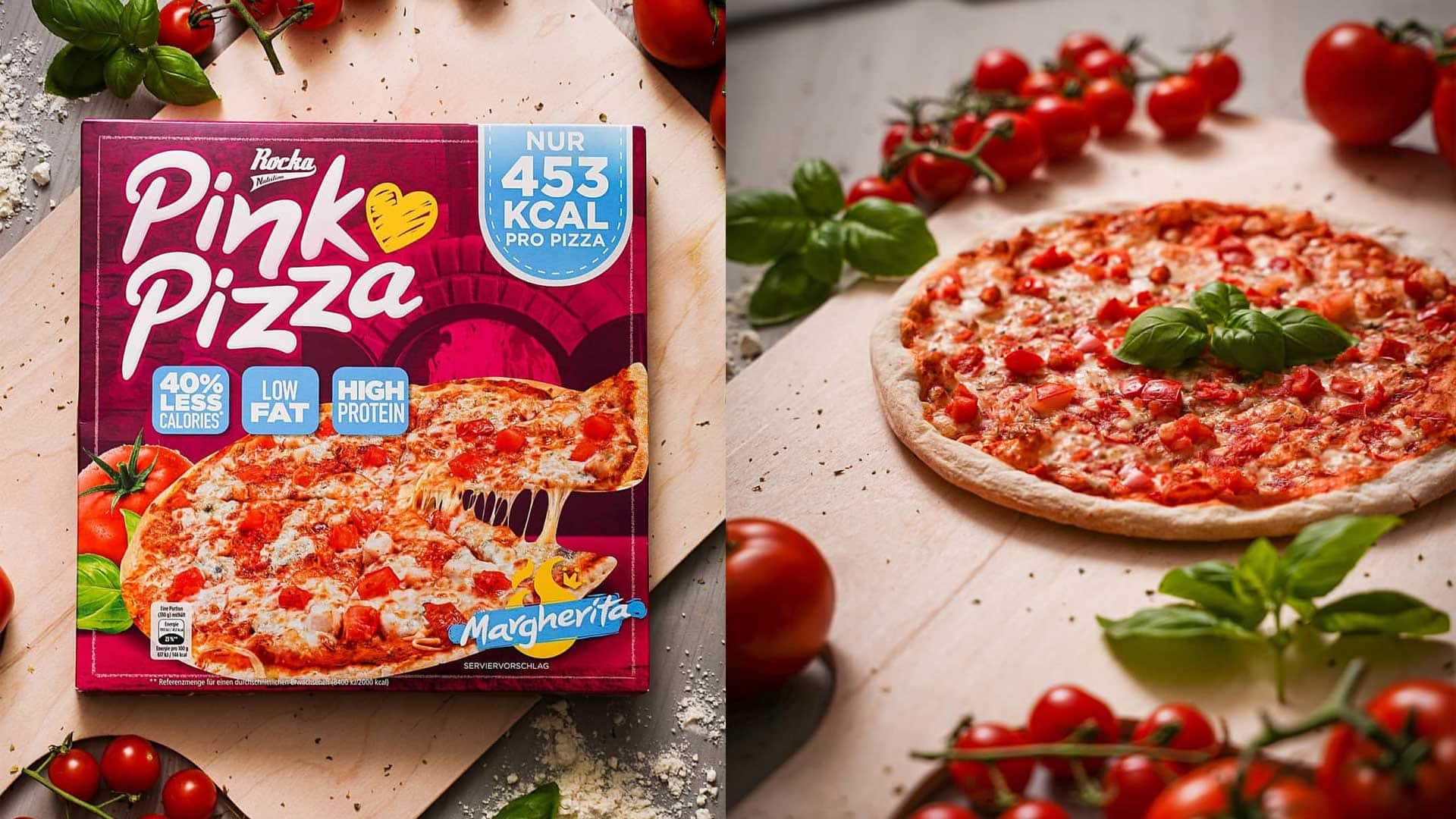 Bild zum Thema Pink Pizza von Rocka Nutrition: Ab November im Einzelhandel